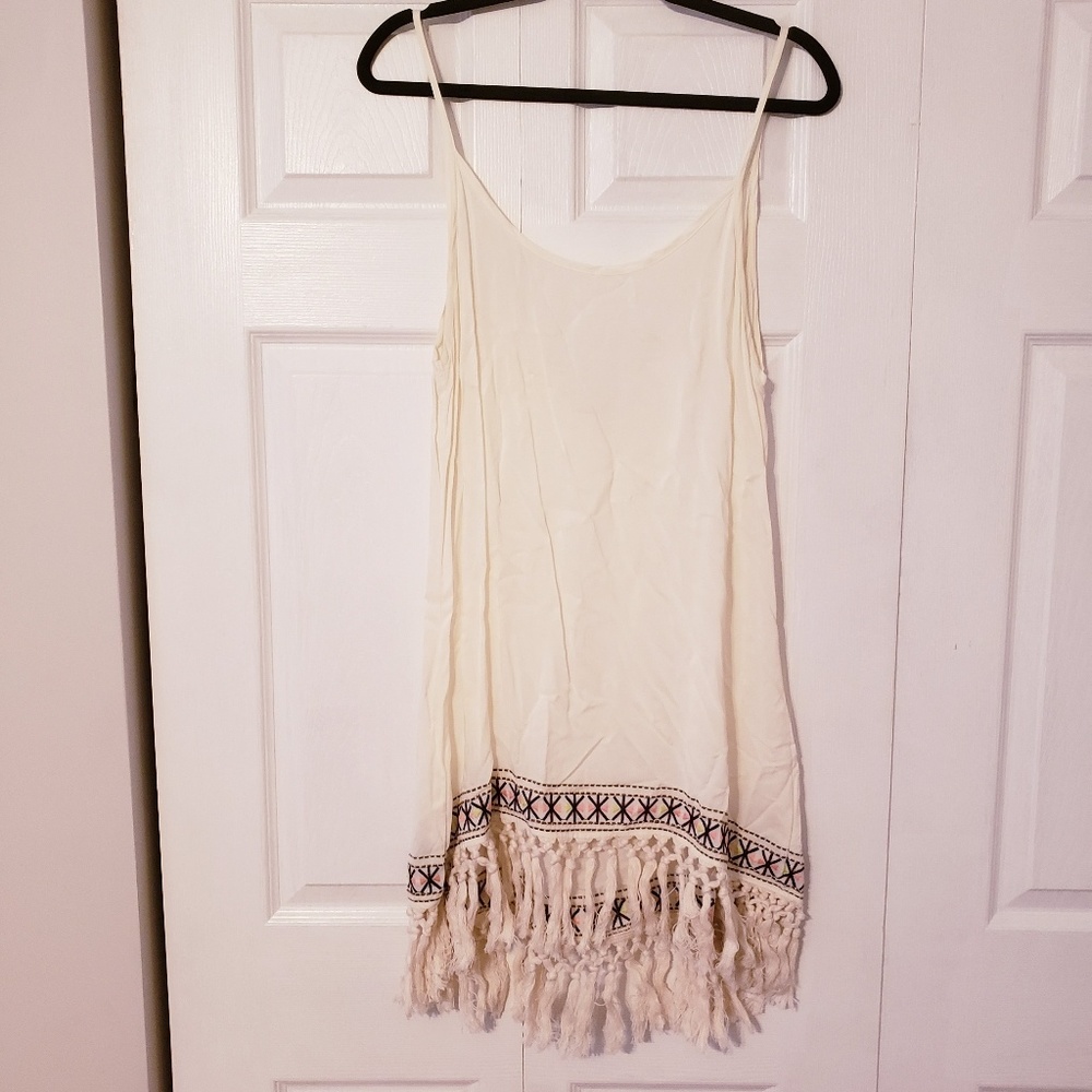 Scoop back shift dress